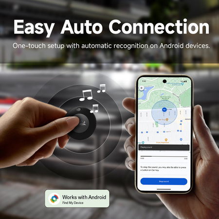 Lifemate Lokalizator GPS Bluetooth LifeTag Tracker Android czarny