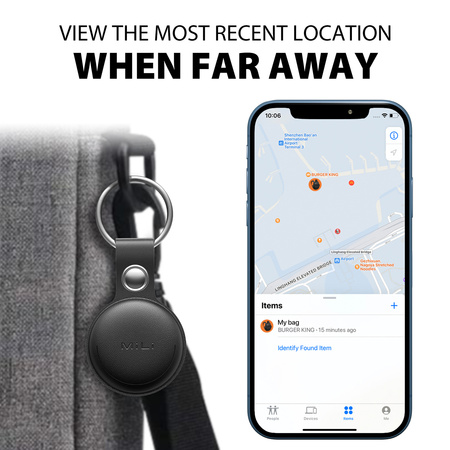 MiLi Lokalizator GPS Bluetooth MiTag Tracker (Apple only) + etui brelok