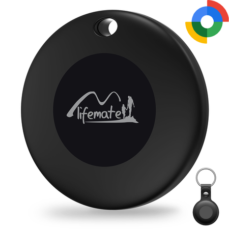 Lifemate Lokalizator GPS Bluetooth LifeTag Tracker Android + etui brelok czarny