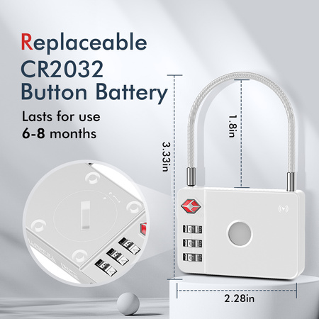 MiLi Lokalizator GPS Bluetooth MiLock Tracker (Apple only) kłódka do bagażu