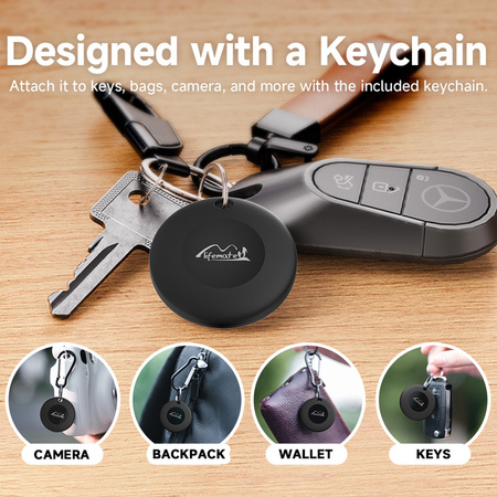 Lifemate Lokalizator GPS Bluetooth LifeTag Tracker Android czarny