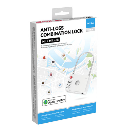 MiLi Lokalizator GPS Bluetooth MiLock Tracker (Apple only) kłódka do bagażu