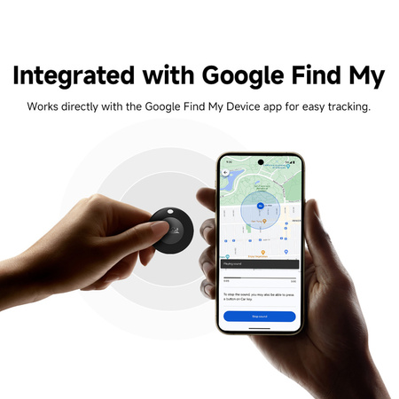 Lifemate Lokalizator GPS Bluetooth LifeTag Tracker Android czarny