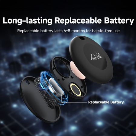 Lifemate Lokalizator GPS Bluetooth LifeTag Tracker Android czarny