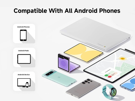 Lifemate Lokalizator GPS Bluetooth LifeTag Tracker Android + etui brelok biały