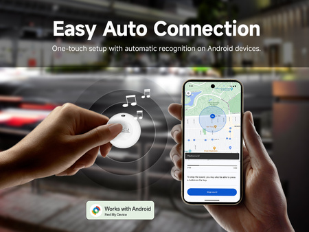 Lifemate Lokalizator GPS Bluetooth LifeTag Tracker Android biały