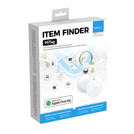 MiLi Lokalizator GPS Bluetooth MiTag Tracker (Apple only) + etui brelok